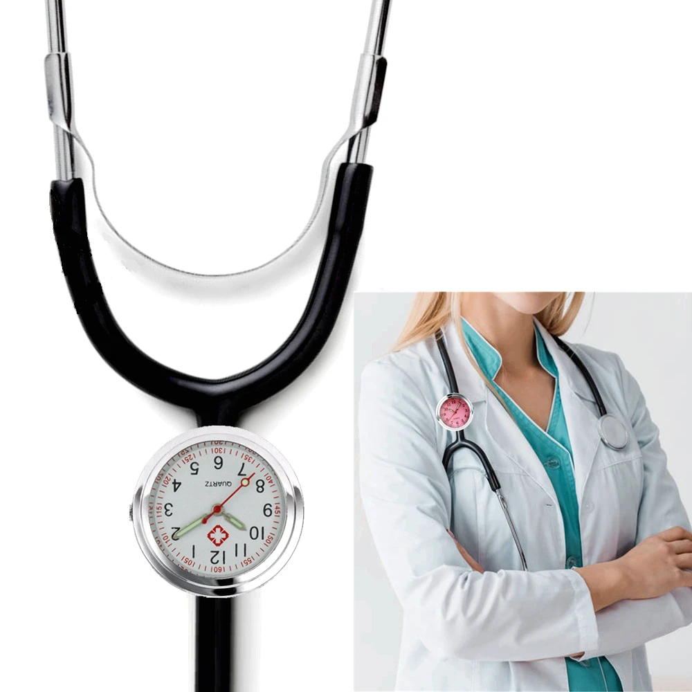 Медсестра, врач, больница, медицинские Подвесные часы, Офисные часы для ухода за больными, подарки со стетоскопом