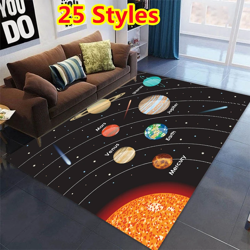 3D Вселенная Планета Космос, дверной коврик, коврик для гостиной, кухонный коврик для входа, противоскользящий коврик, коврик для спальни, коврики для прихожей